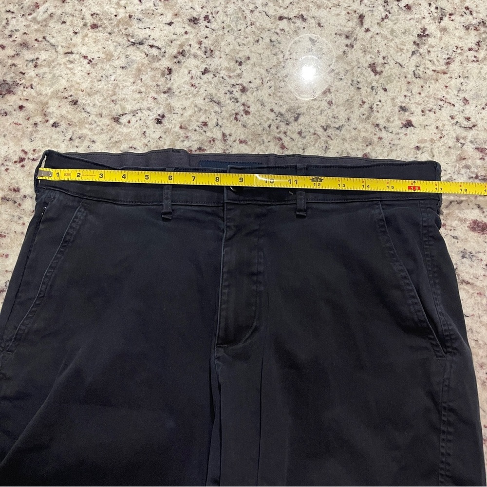 Abercrombie & Fitch All Day Short Size 34 Stretch Black Zip Pocket Chino Men’s - Picture 7 of 7